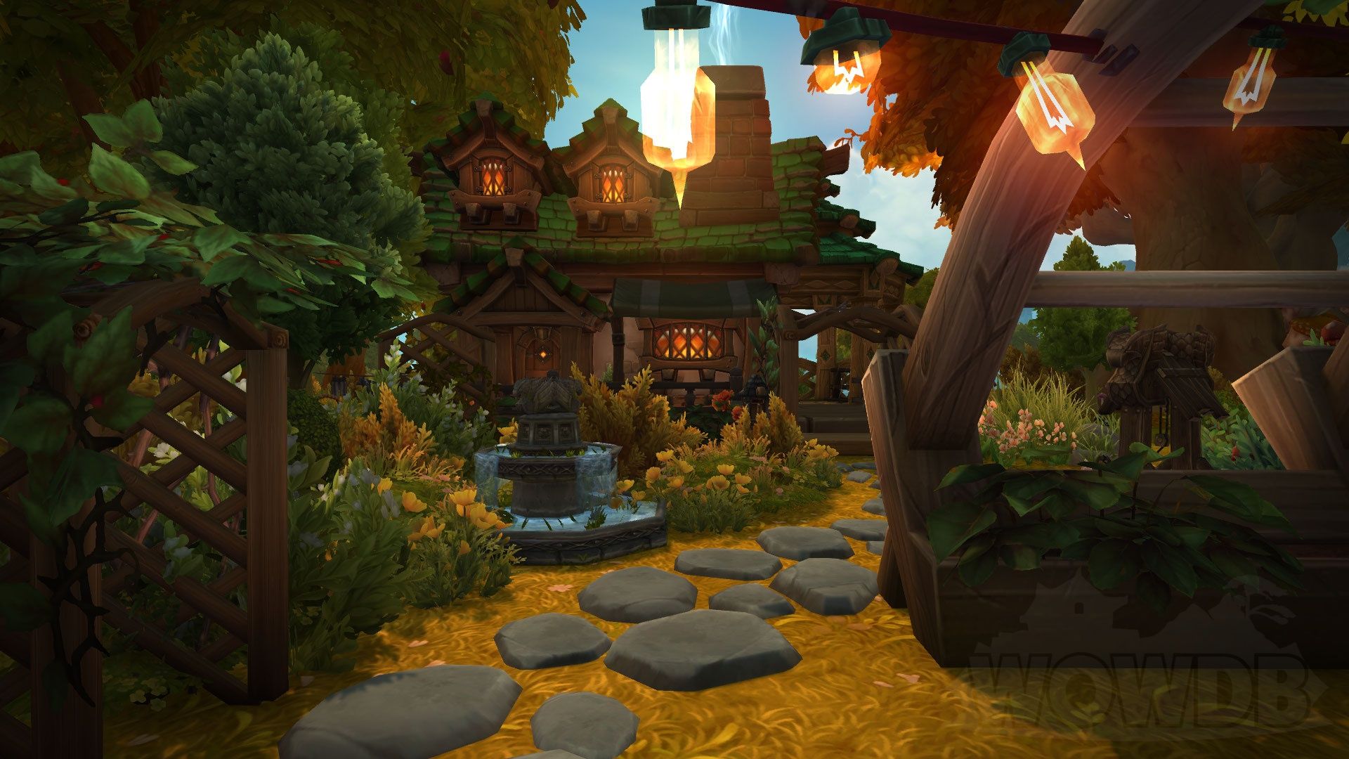 Cozy Cottage Wild Garden - WoW Housing Hub