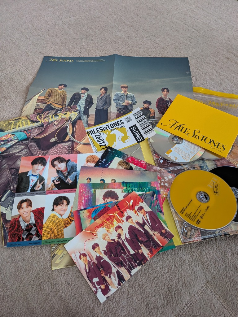 SixTONES MILESixTONES -Best Tracks- ［2CD+2DVD+ブックレット+グッズ