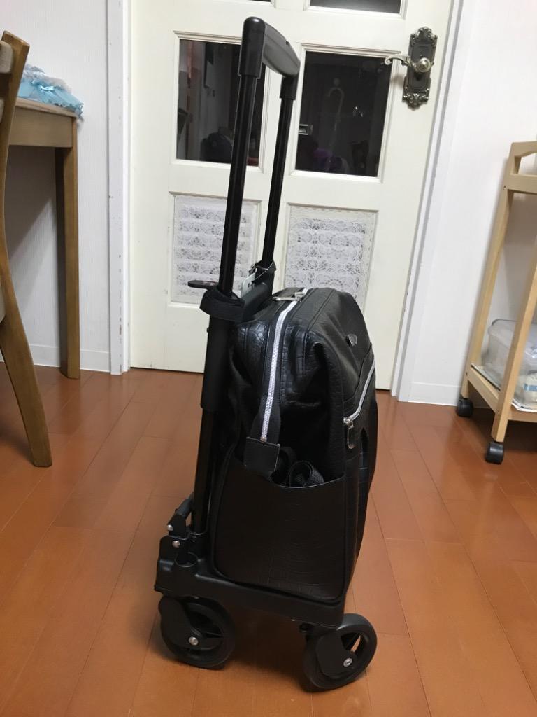 ショッピングカート メロディ スムーズKBR クロコダイルBK 島製作所