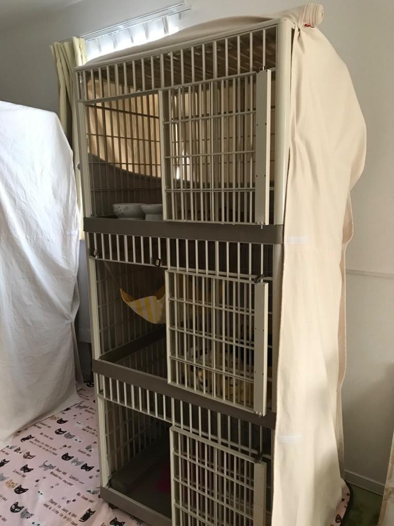 3段ケージ用 Aタイプ 横幅85cmX奥行き60cmX高さ180cm Cocoheart ケージ