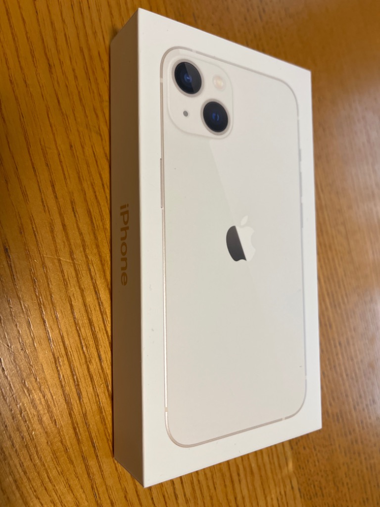 iPhone 13 『新品』 未開封 Apple 128gb スターライト 白系 [MLND3J/A