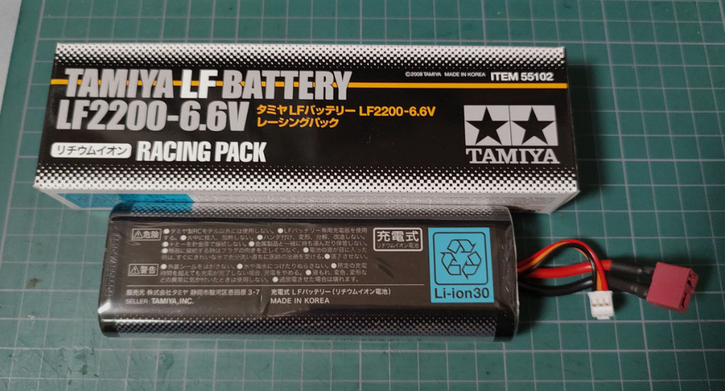 タミヤ（TAMIYA） タミヤ/55102/LF2200-6.6V レーシングパック ※変換