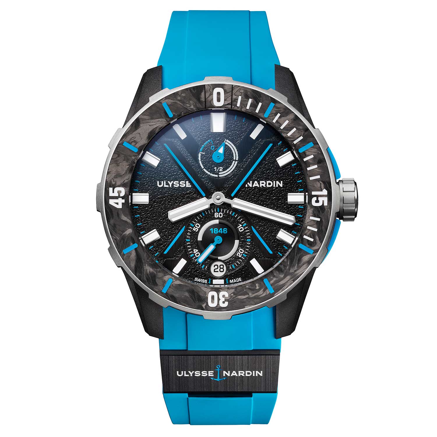 The Ulysse Nardin Diver Net Azure and the Diver X Skeleton Azure