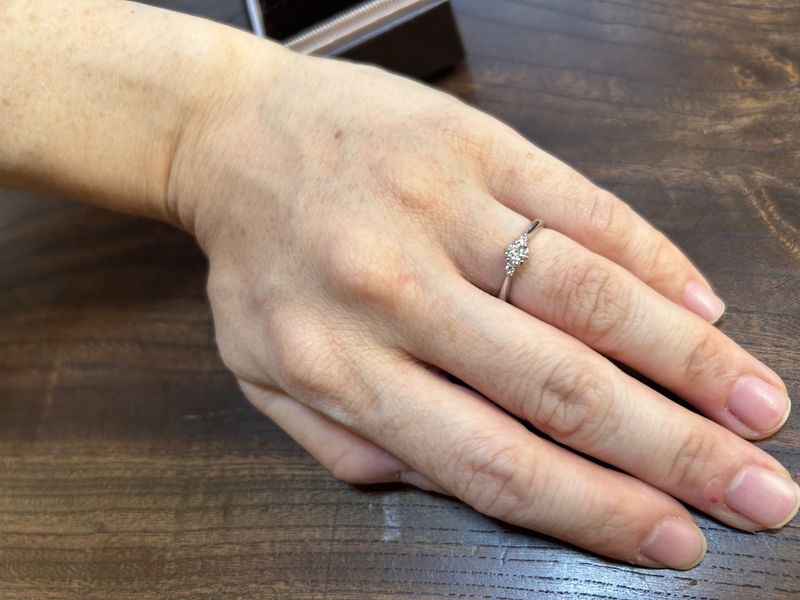 決めては主に3点。 ①プラチナ950のリング ②豊富なデザインから