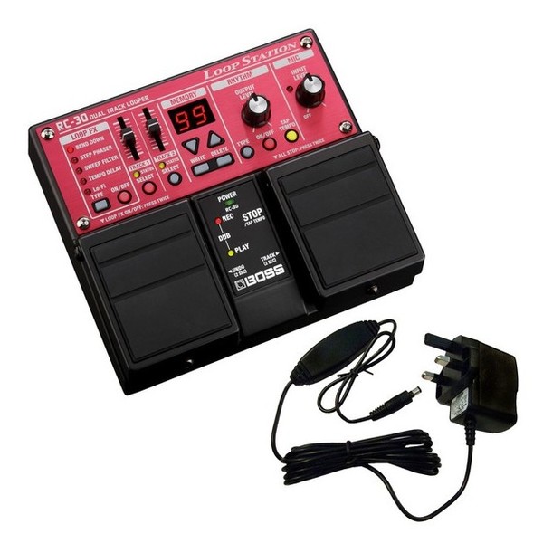 Boss RC30 Loopstation with Power Supply at Gear4music
