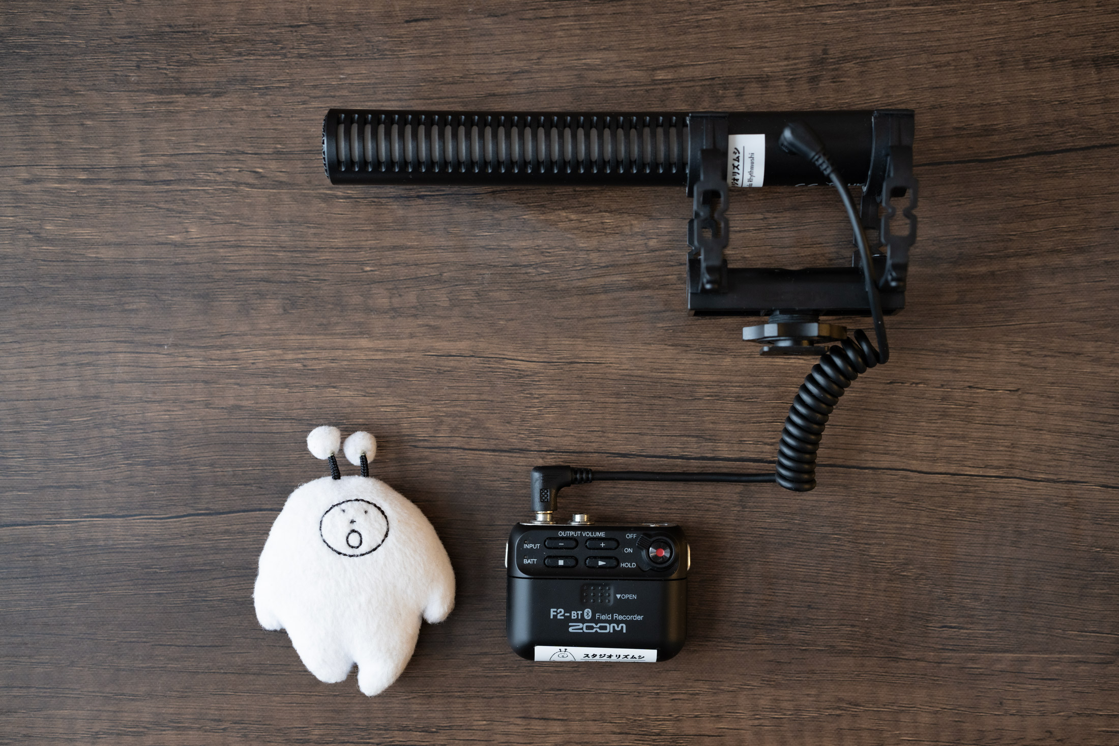 ZOOM F2-BTとショットガンマイク ZSG-1 の組み合わせが便利！【機材