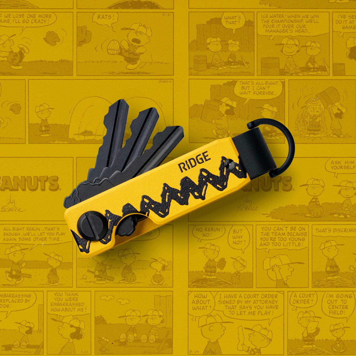 Aluminum Key Case —Peanuts - Good Grief // The Ridge