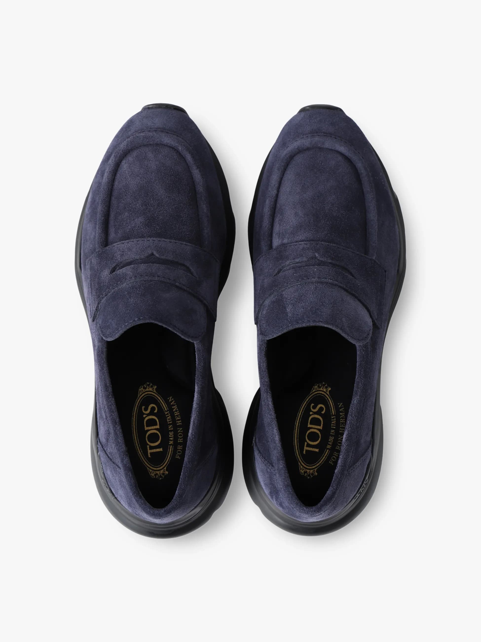 スウェード ローファースニーカー（ネイビー）｜TOD'S(トッズ)｜Ron Herman
