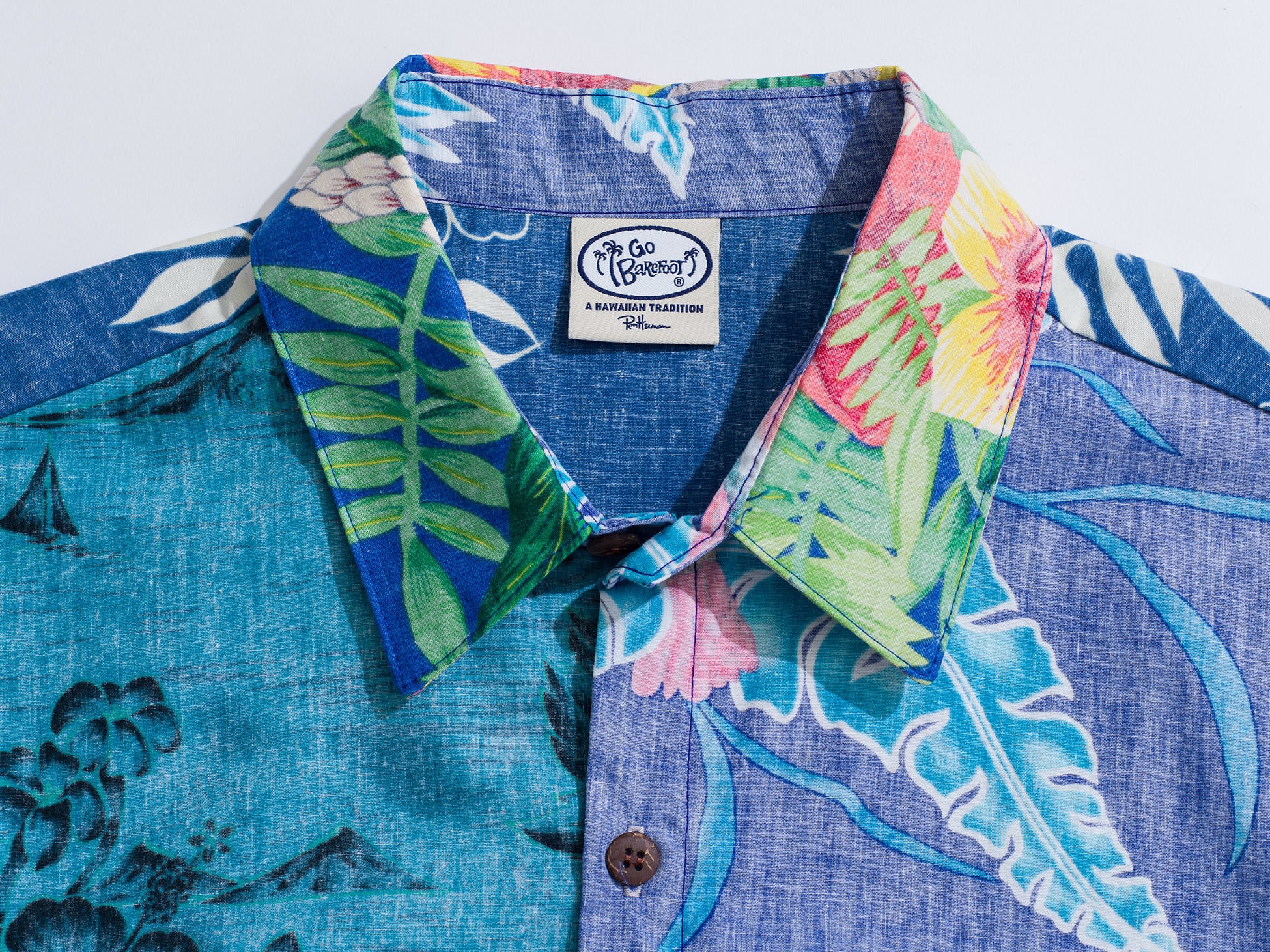 Go Barefood for Ron Herman Waikiki Aloha Shirt 8.3(Sat)New Arrival