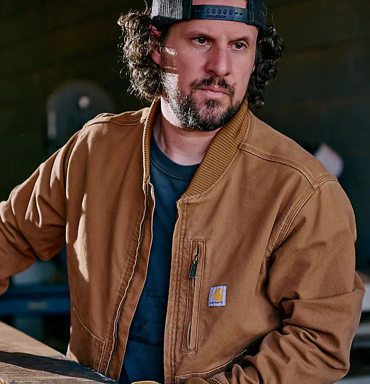 Carhartt Men's Rugged Flex® Duck Relaxed Fit Bomber Jacket – RONNINGS