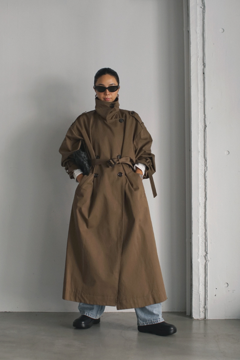 room306 CONTEMPORARY / Big Collar Trench Coat