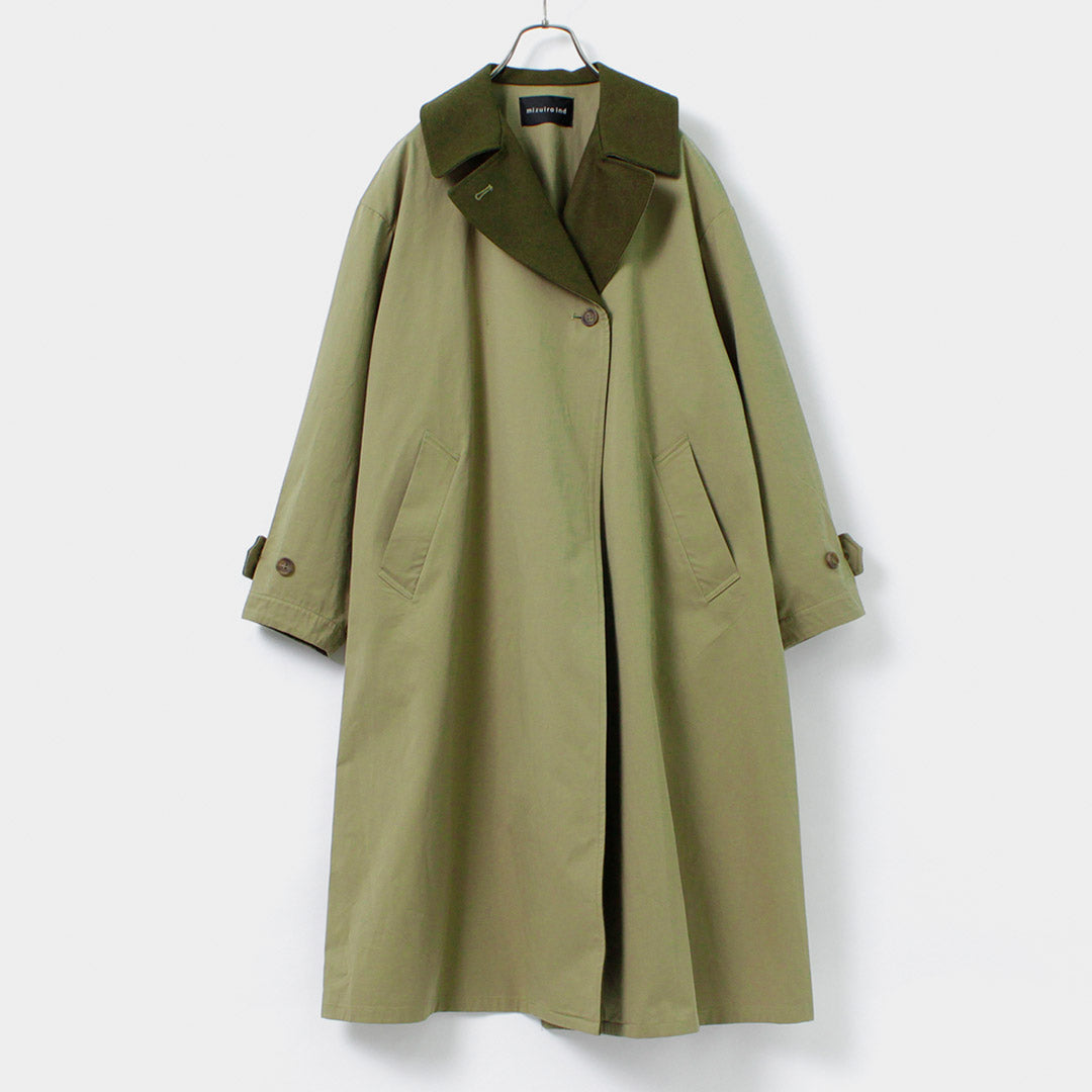30％OFF】mizuiro ind（ミズイロインド） ワイドロングコート｜ROCOCO