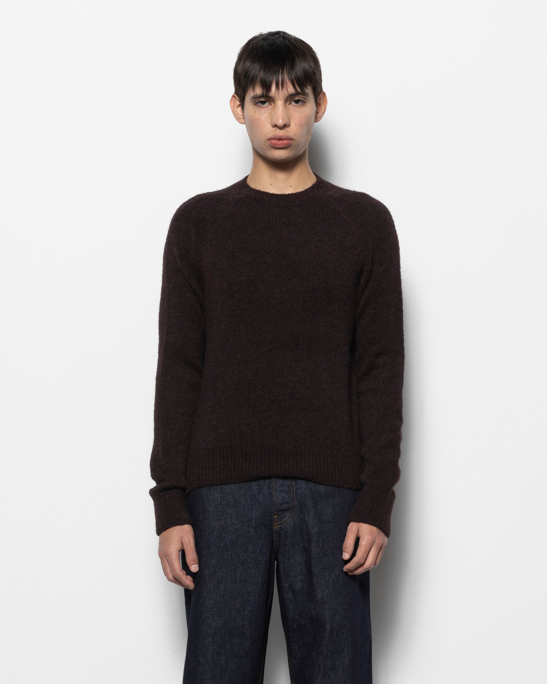 Dries Van Noten Melbourne Sweater in Dark Brown | Roden Gray