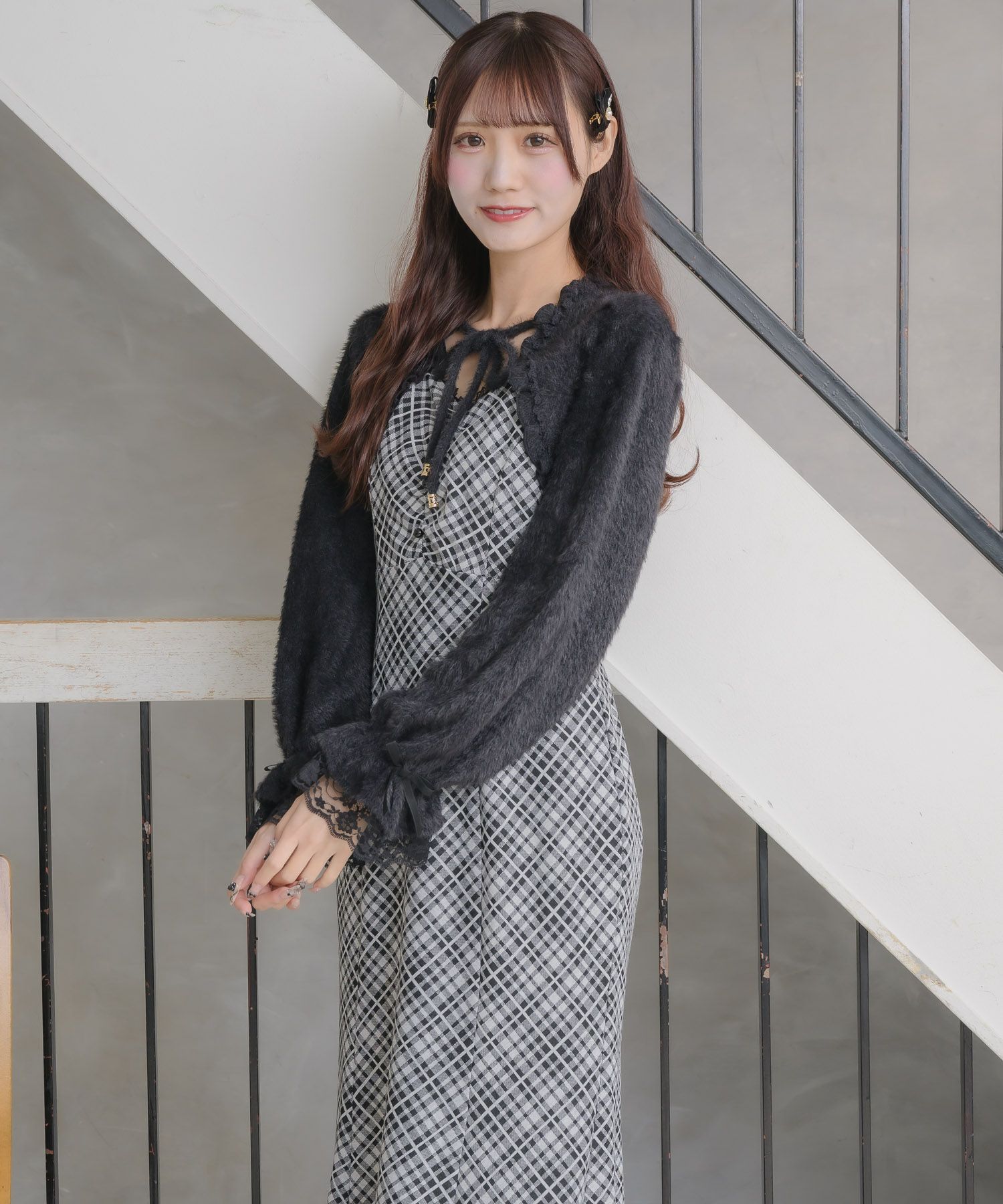 シャギーボレロドッキングワンピース | Rlab store