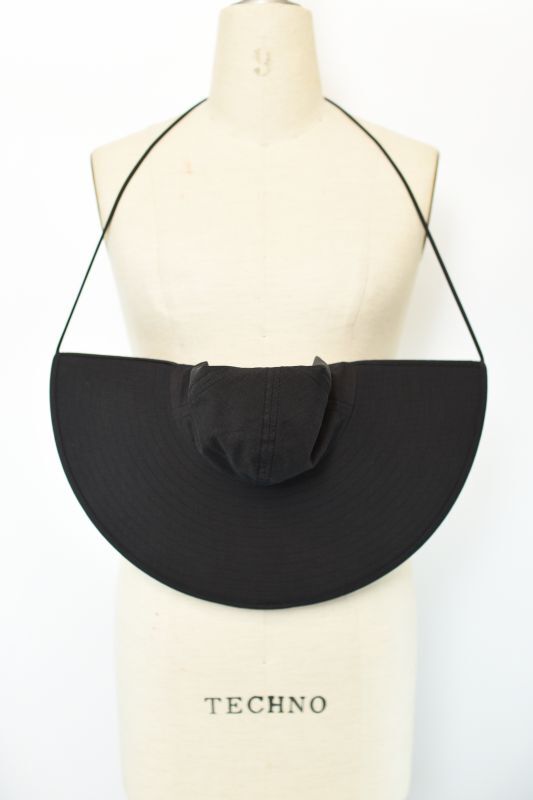 KIJIMA TAKAYUKI×AURALEE WASHED FINX RIPSTOP CHAMBRAY LONG BRIM HAT