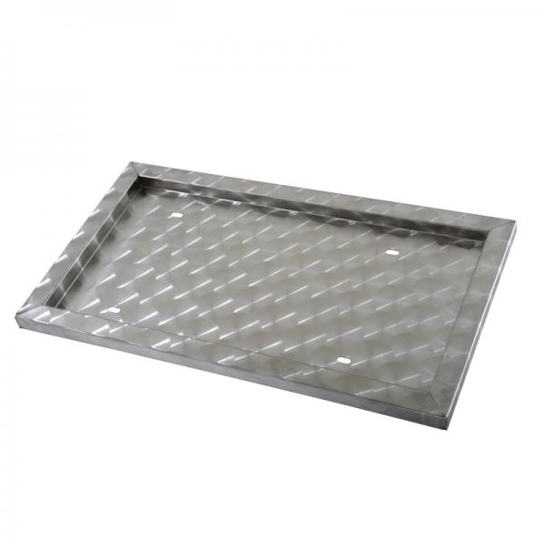 AS ウロコSTDナンバープレート枠大型(ステンレス製) / トラック用品