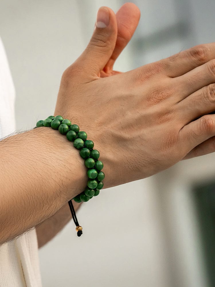 Jade Beaded Bracelet for Men – RTZN Moroccan Style