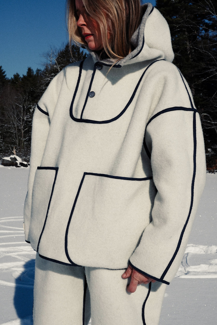 PRE-ORDER - Adult Shetland Wool Reversible Anorak – RUDY JUDE