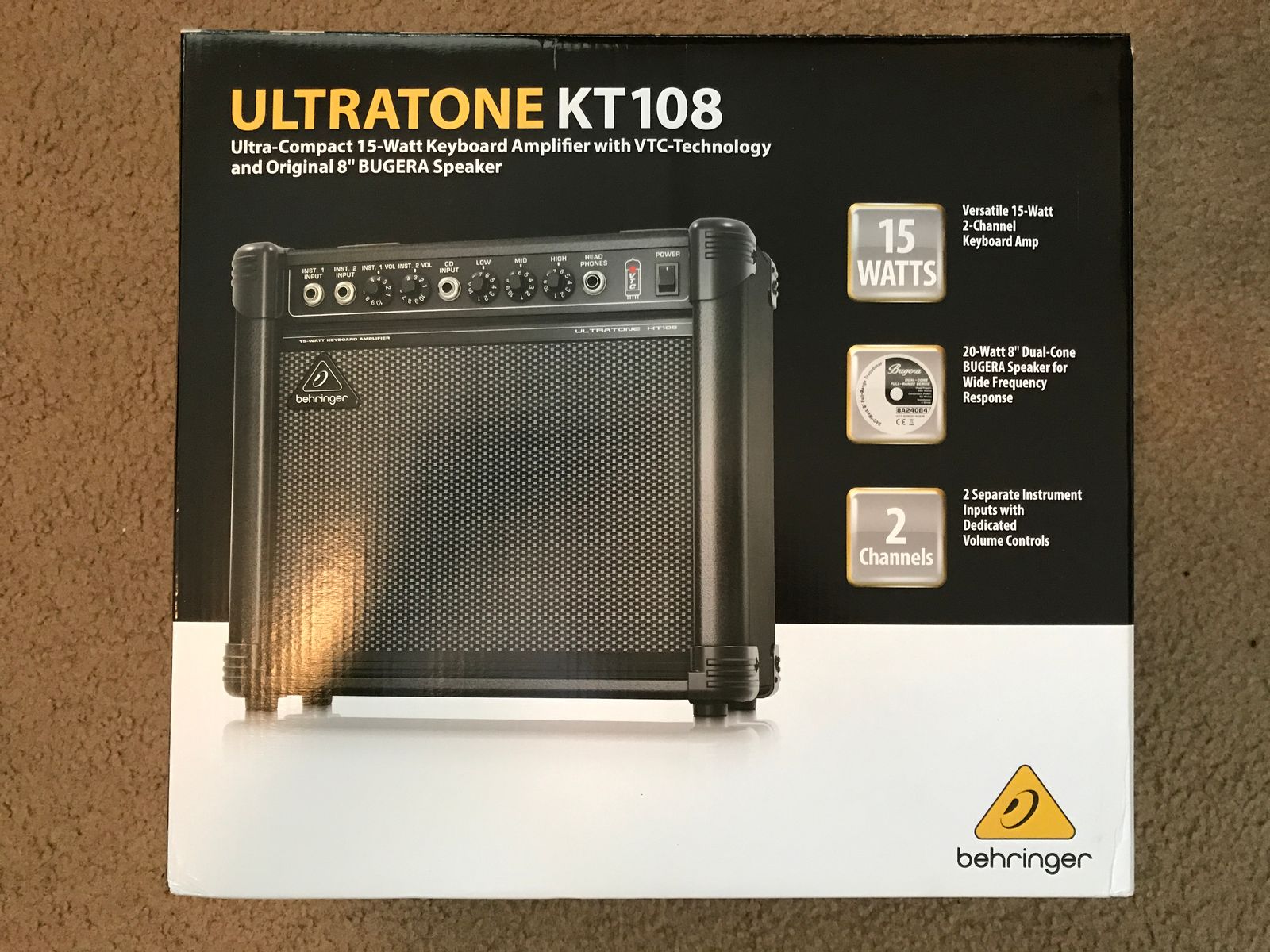 Behringer Ultratone KT108 15-Watt Keyboard Amp | Reverb