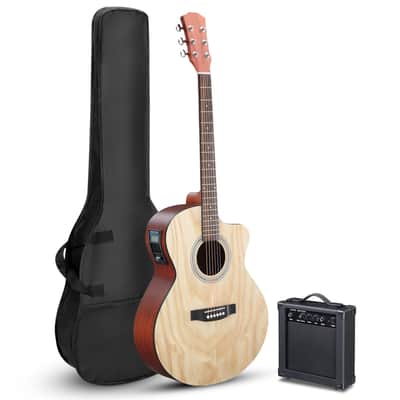 Yamaha F36PJ Acoustic Guitar Natural | Reverb