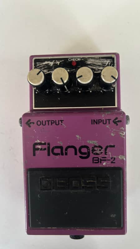 Boss BF-2 Flanger 1980-1984 (Black Label) Made In Japan | Reverb UK
