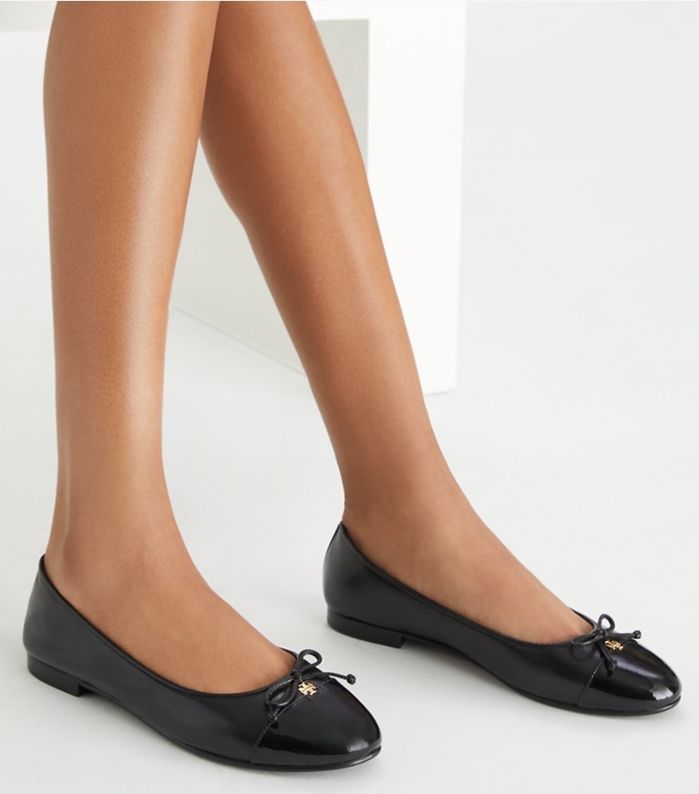 Cap-Toe Ballet: Women's Designer Flats | Tory Burch
