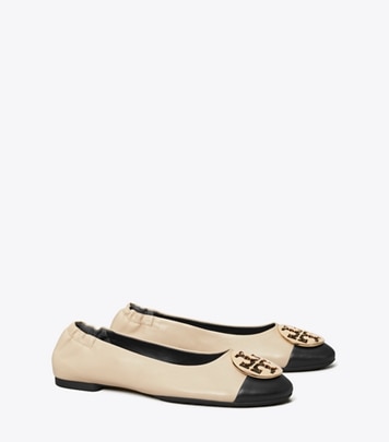 Claire Cap-Toe Ballet: Women's Designer Flats | Tory Burch