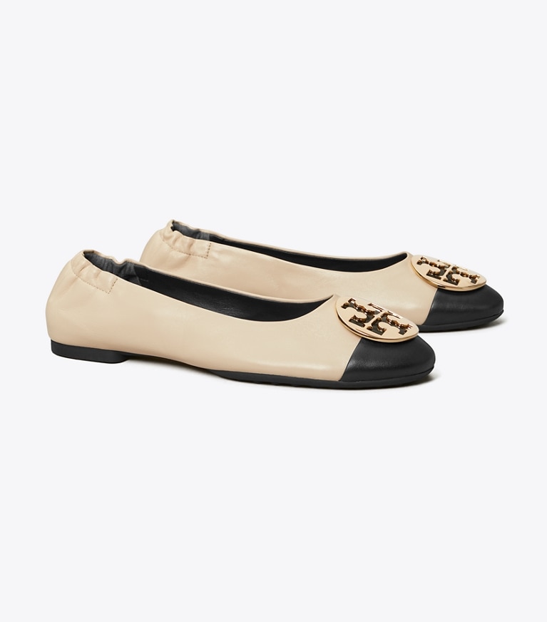Claire Cap-Toe Ballet: Women's Designer Flats | Tory Burch