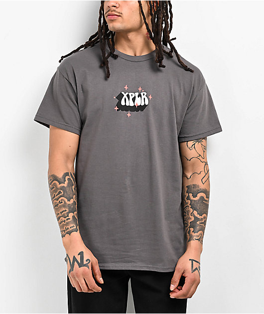 XPLR Currently Fighting Demons Charcoal T-Shirt | Zumiez