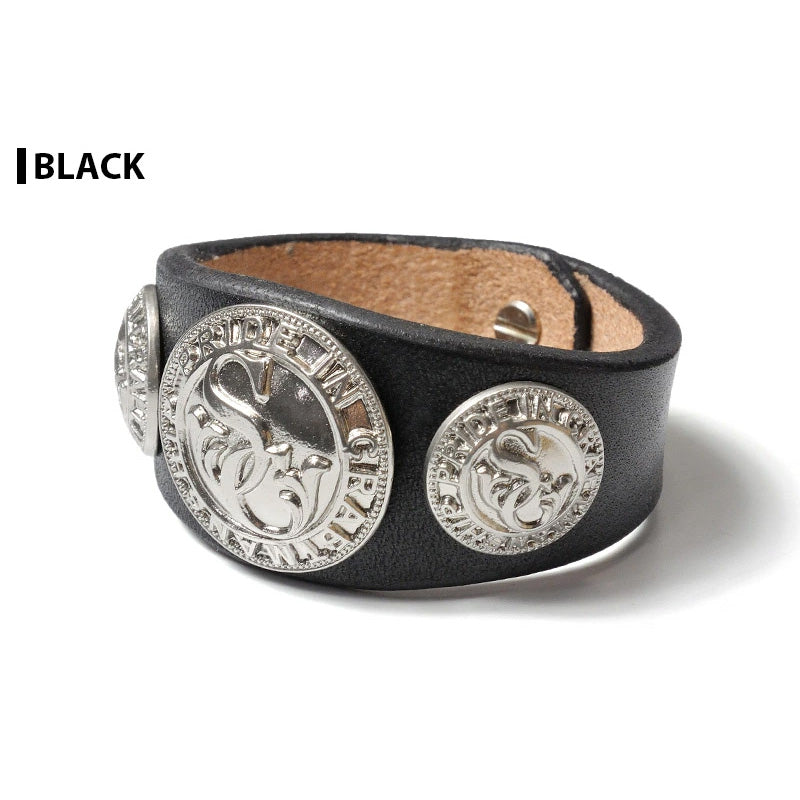 サムライクラフト レザーブレスレット コンチョ – SamuraiCraft