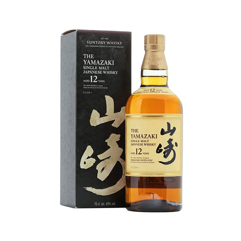 Whisky Yamazaki 12 anos Suntory 700ml - Casa Santa Luzia