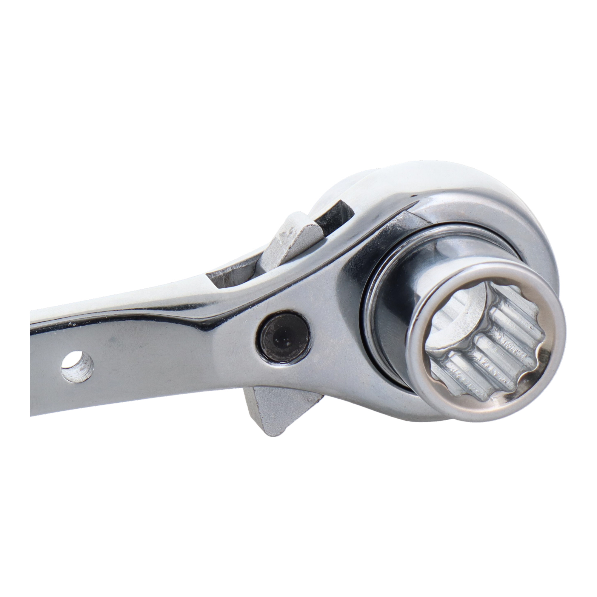 TRW-1721L レンチ 両口ラチェットレンチ シノ付曲両口ラチェットレンチ