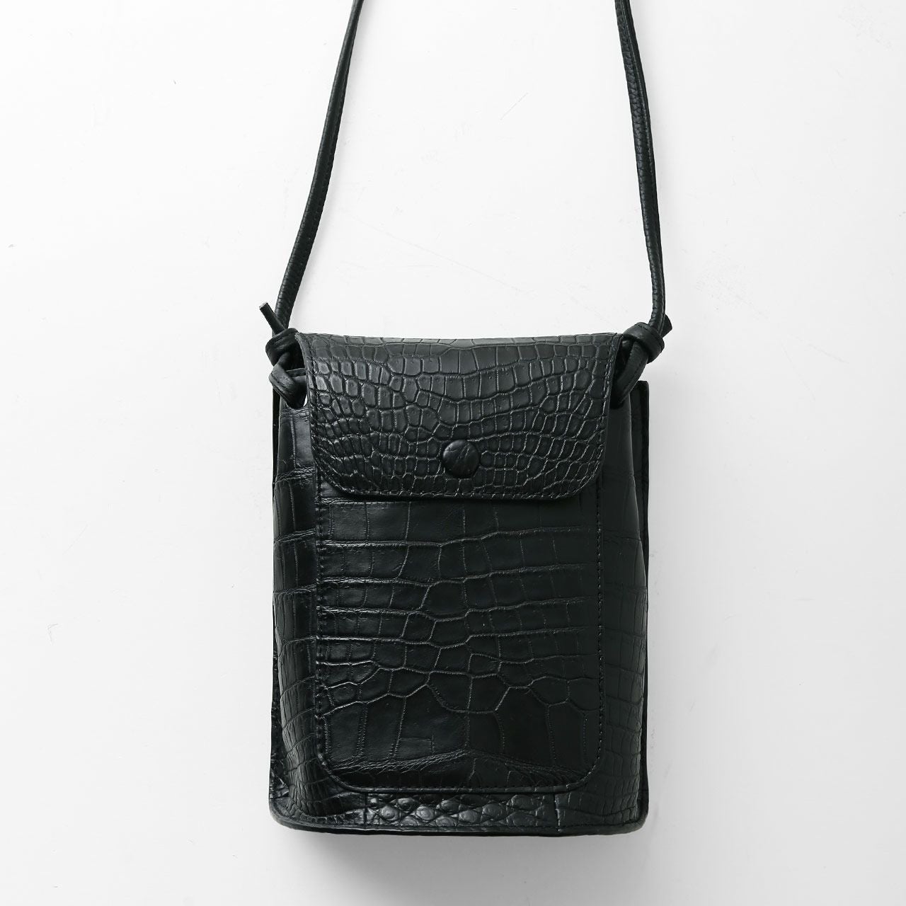 クロコダイル ショルダーバッグ レディース 斜めがけ 大人 軽量 小さめ
