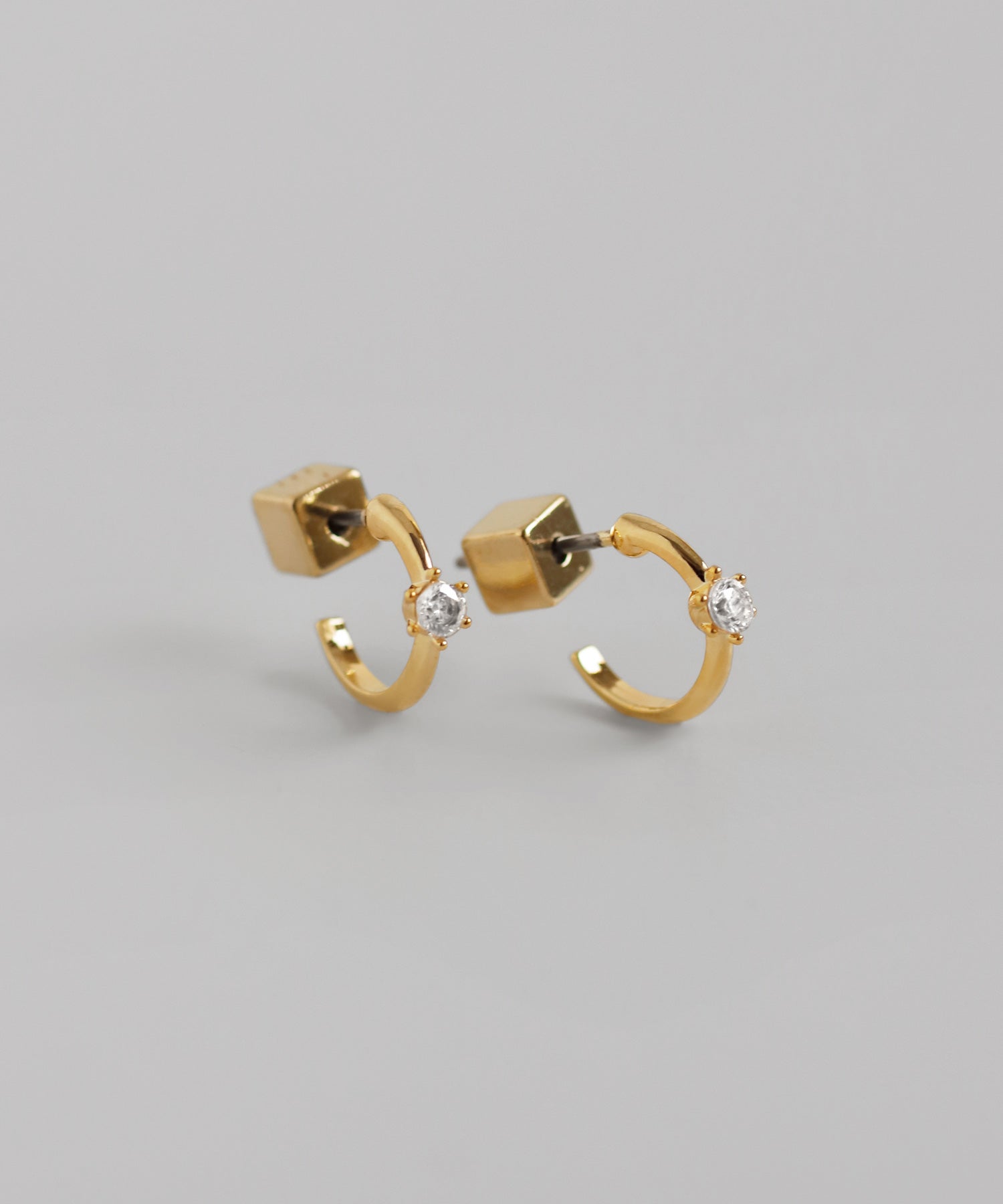 mimi33】淡水パールピアス[K10][Basic]｜アネモネ・シエナロゼ