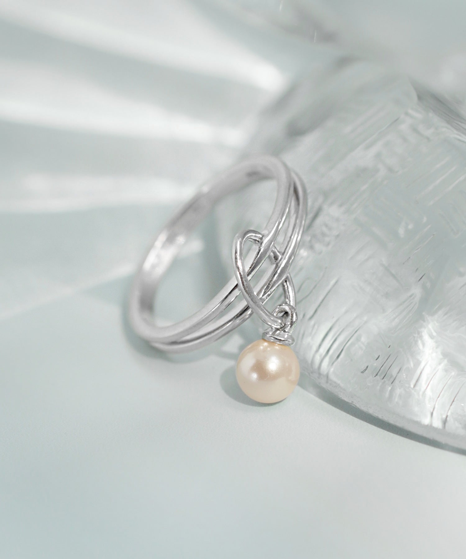 ANEMONE】パールチャームリング[silver925]｜アネモネ・シエナロゼ