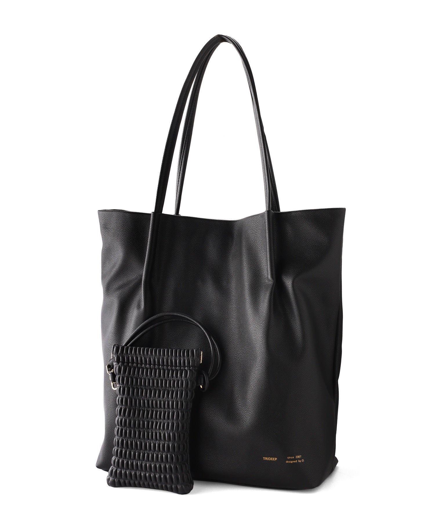 ANEMONE】【Trideep】スマホショルダー付きレザー調2WAYトートバッグ