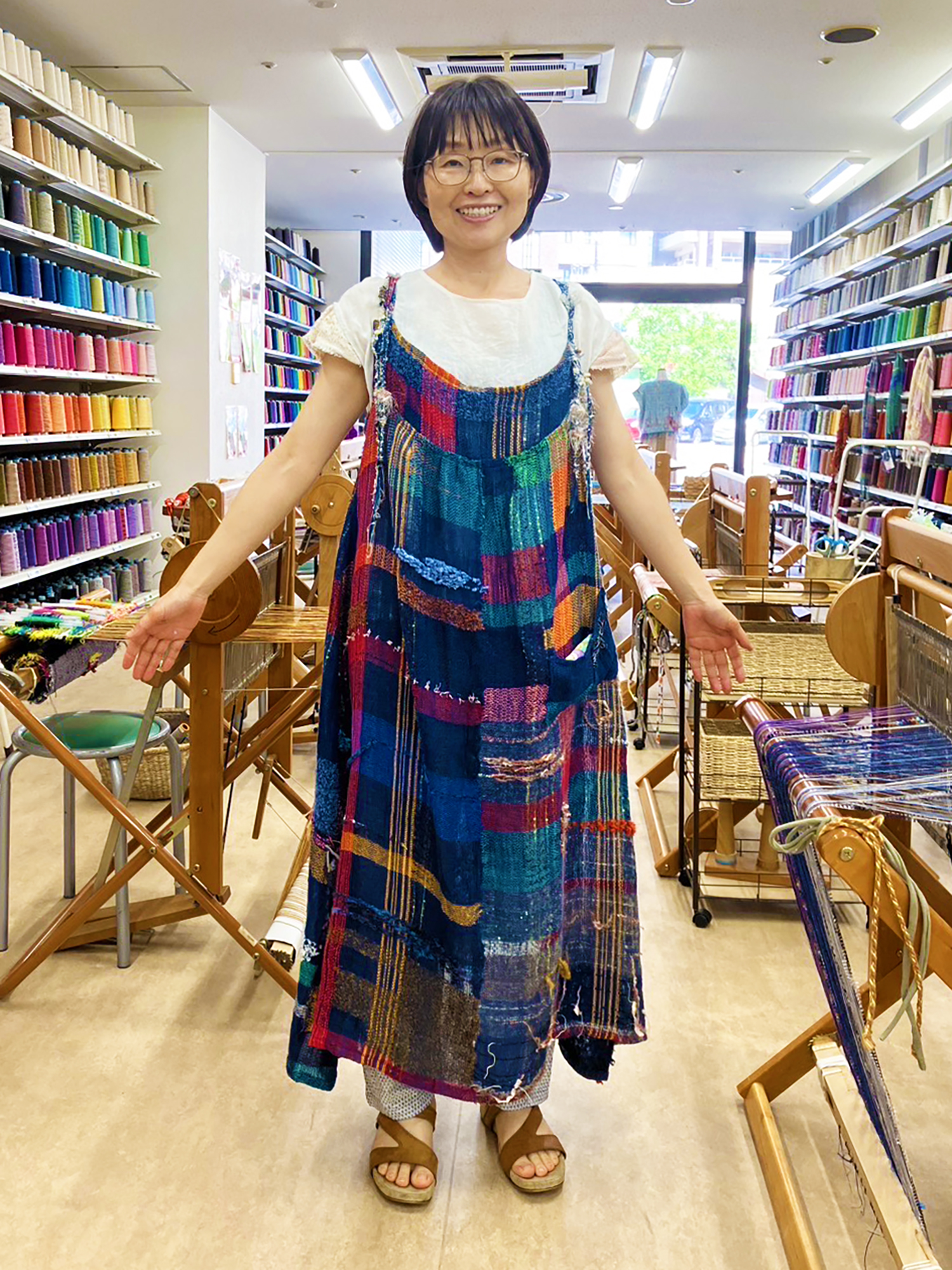 2025年7月19日（土）：今日のさをりさん - 手織適塾SAORI