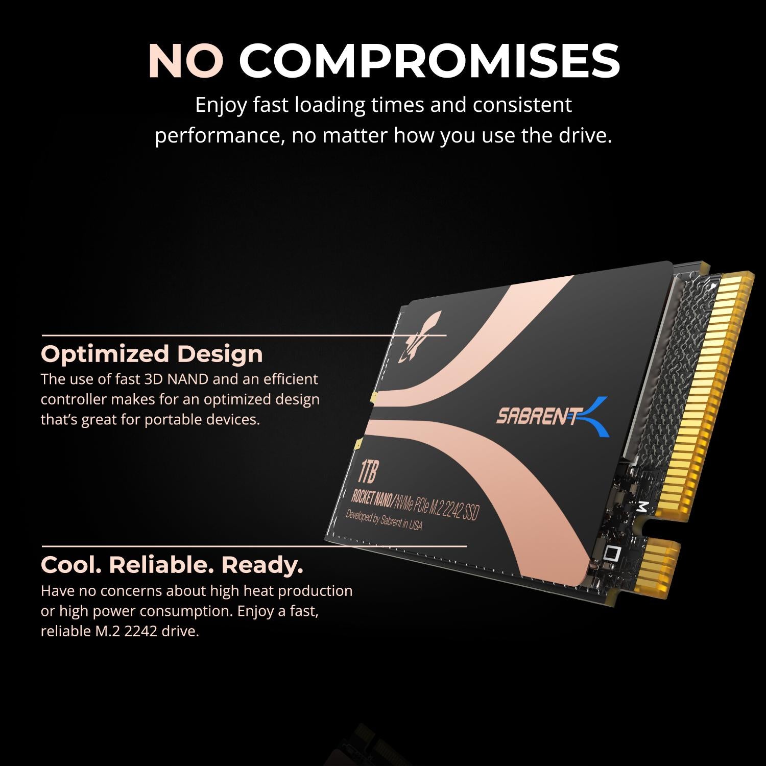 Rocket nano 2242 Gen 4 NVMe SSD - Sabrent