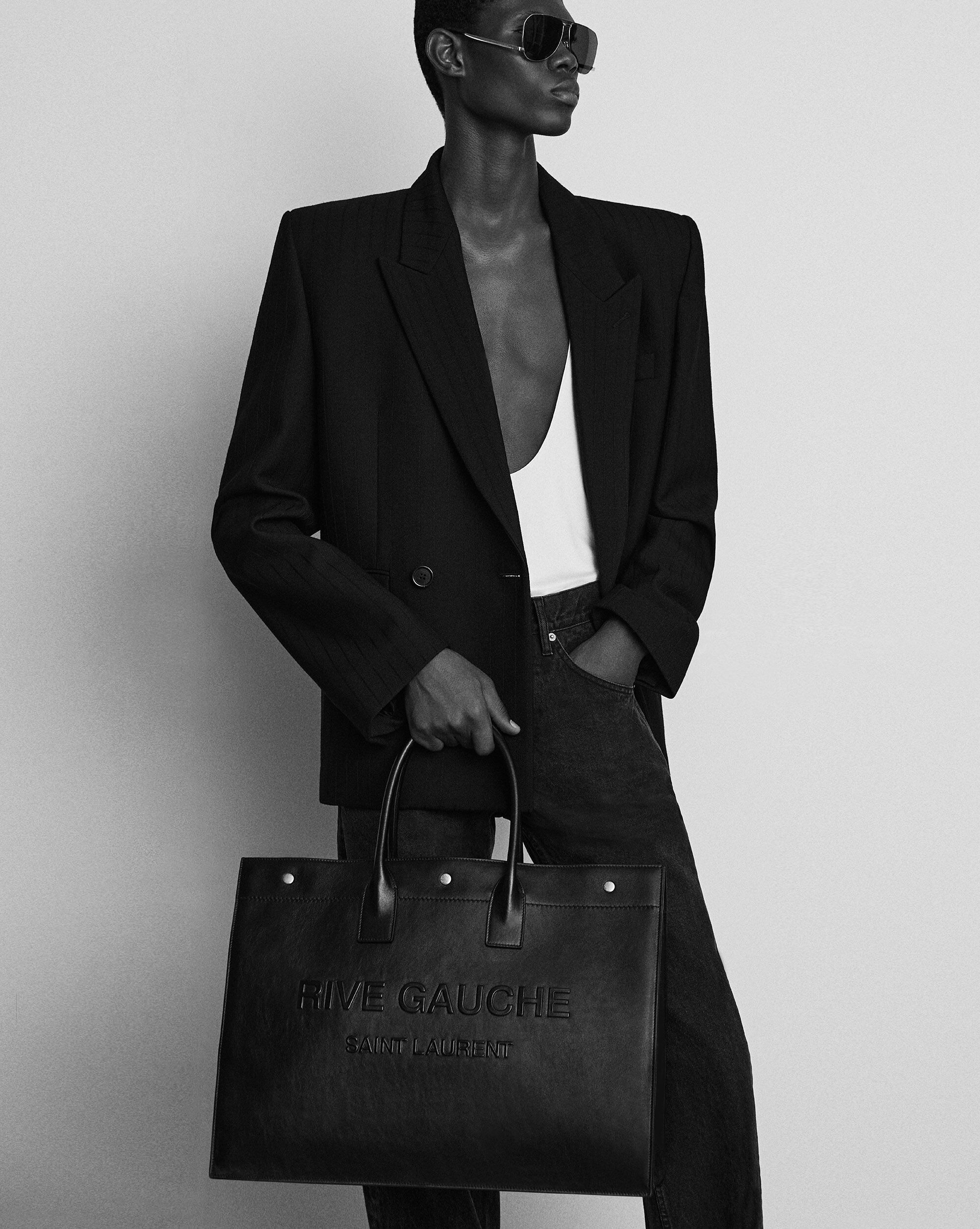 リヴ・ゴーシュ（スムースレザー） ブラック | Saint Laurent | YSL JA-JP