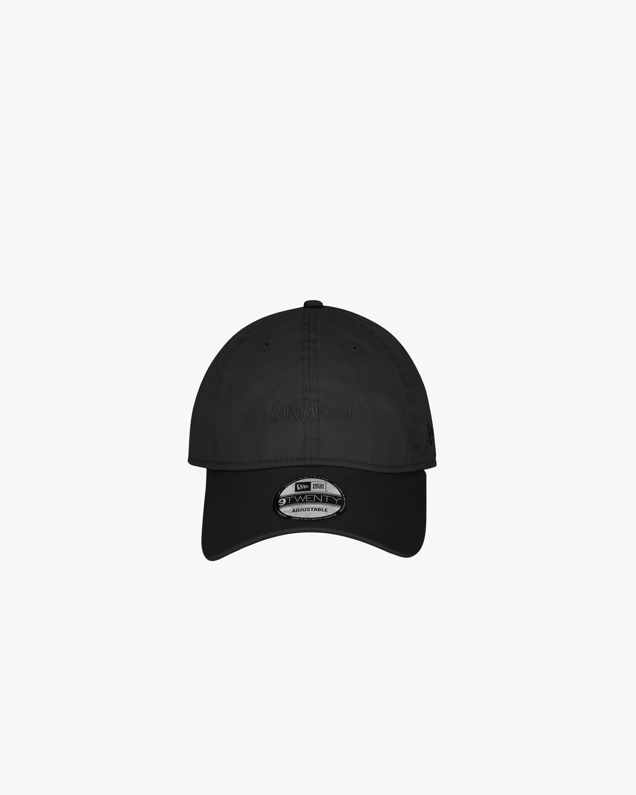NEW ERA SAINT LAURENT CAP in Black | Saint Laurent | YSL EN-CY