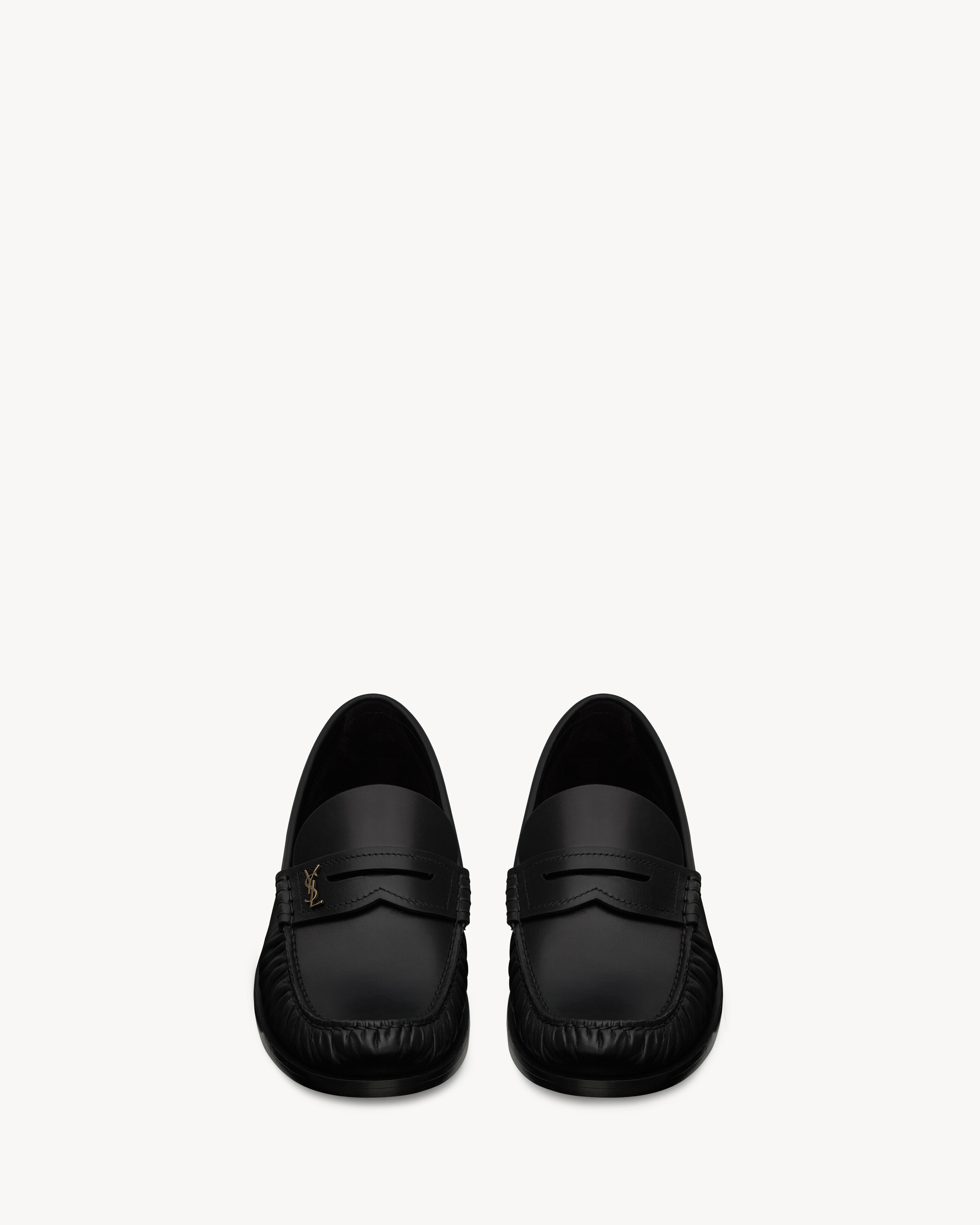 ローラン ローファー（スムースレザー） ブラック | Saint Laurent