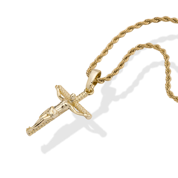 Micro Crucifix Pendant – Saint Midas