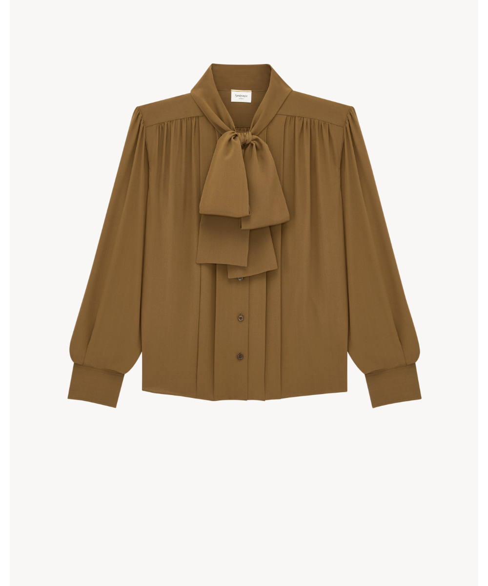 SAINT LAURENT/サンローラン_women通販 | ラヴァリエ ブラウス(シルク