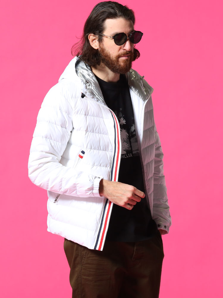 MONCLER (モンクレール) トリコロールライン フード フルジップ ダウン