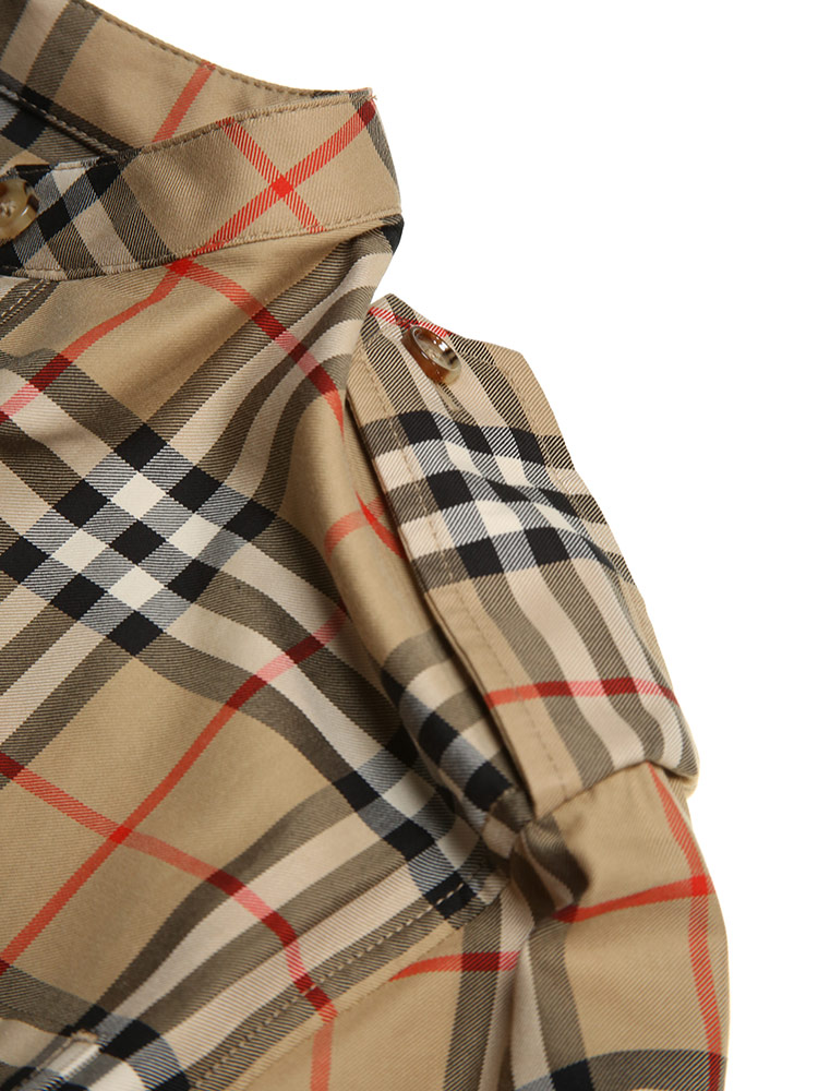 BURBERRY (バーバリー) ヴィンテージ チェック ウエストベルト 長袖
