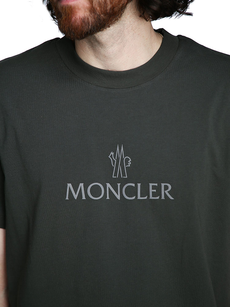 MONCLER (モンクレール) クラシックロゴ クルーネック 半袖 Tシャツ
