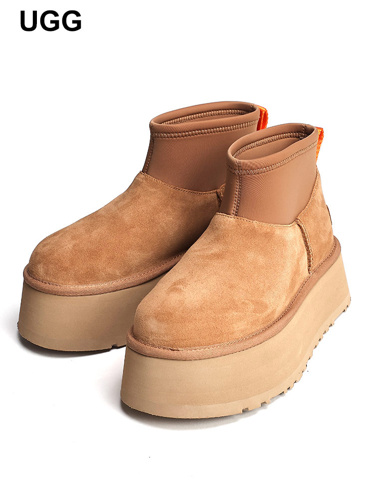 UGG (アグ) スエード ボア レースアップ ショートブーツEsmee Lace Up