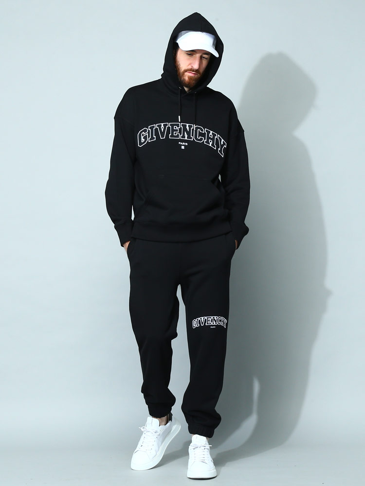 GIVENCHY (ジバンシィ) ロゴ刺繍 スウェット ジョギングパンツ メンズ
