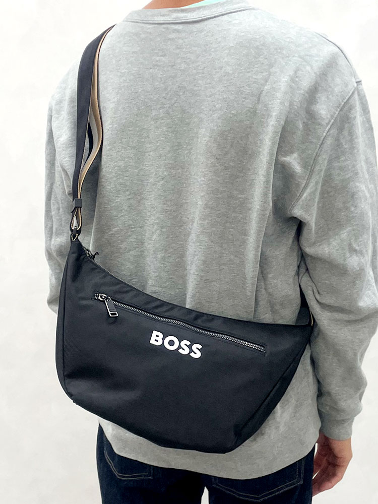 HUGO BOSS (ヒューゴボス) コントラストロゴ クロスボディバッグ