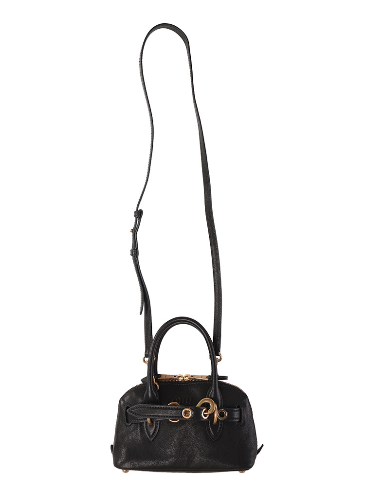 MIU MIU (ミュウミュウ) アバンチュール ミニ ナッパレザー バッグ